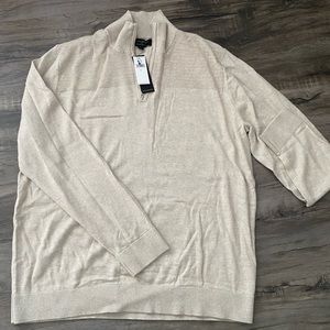 Mens 1/4 zip lightweight banana republic sweater